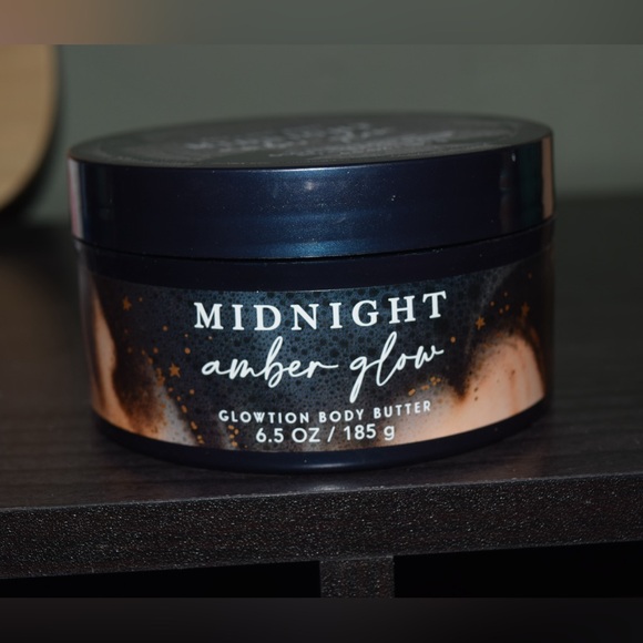Bath & Body Works MIDNIGHT AMBER GLOW Glowtion Body Butter 6.5 oz - Picture 1 of 2